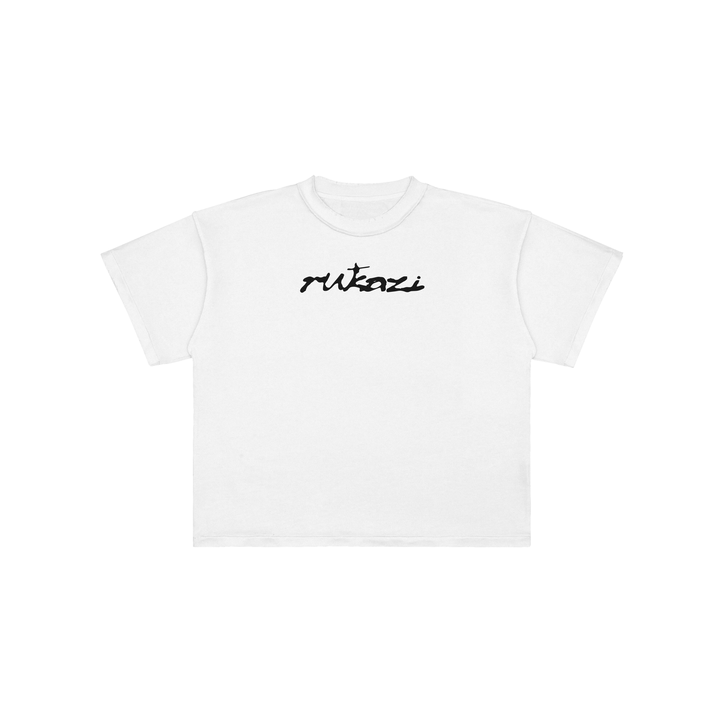 CROPPED RUKAZI WHITE TSHIRT